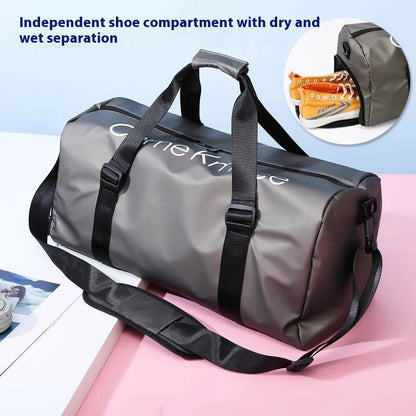 Waterproof Fitness Sports Travel Duffel Bag - Versatile Weekender for Men and Women